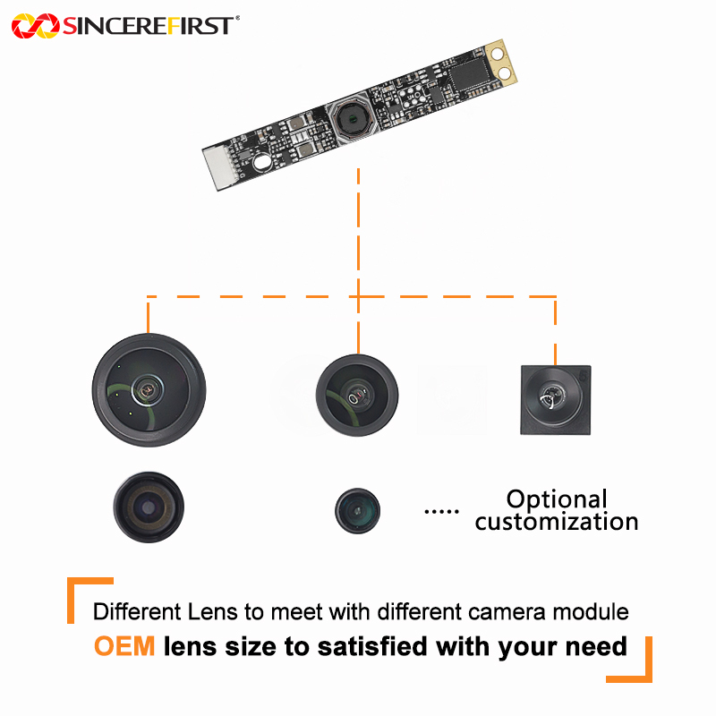Low-Light 5MP OV5648 CMOS Color Sensor USB2.0 Camera Module