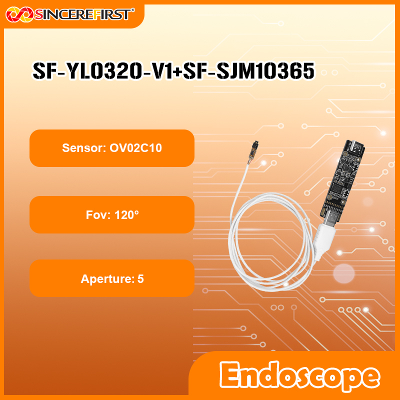 NIR Wide Angle 1080P Sensor OV02C10 USB Endoscope Camera Module