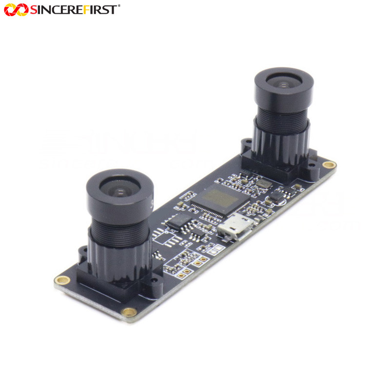 3D Binocular Dual Lens Camera Module 1MP 1/4" OV9732 Sensor